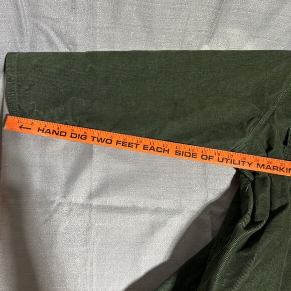 Wrangler Corduroy Sherpa Lined Jacket 2X Womens Barn Chore Jacket Green Trucker - Picture 8 of 10